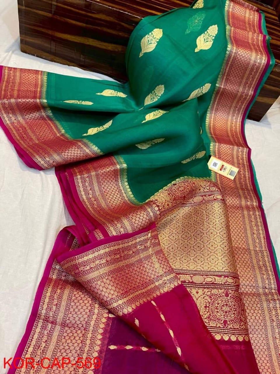 Beautiful Banarasi Kora Organza Saree Collections -SH0640