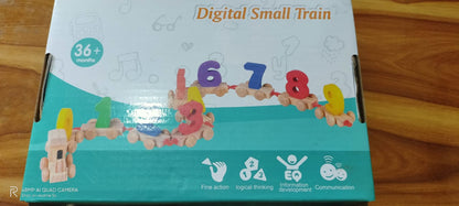 Wooden Digital 123 Colourful Train for Kids-SHTM1105