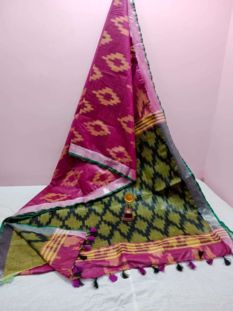 Cotton Ikkat Saree Collections-SH0619