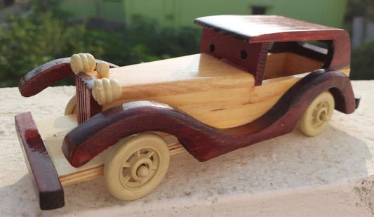 Wooden Vintage Style Classic Car Toy Best Gift Item for Kids - SHTM1025