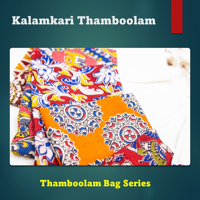 Kalamkari Style Thamboolam Bags-SHB1024