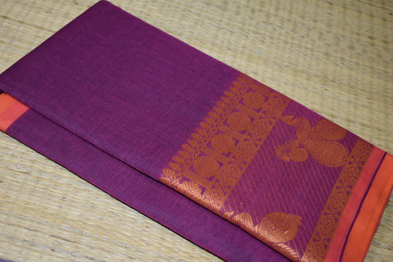 Chettinad Cotton Sarees | Exclusive Chettinad fancy cotton saree paired  with kalamkari or ikkat - YouTube