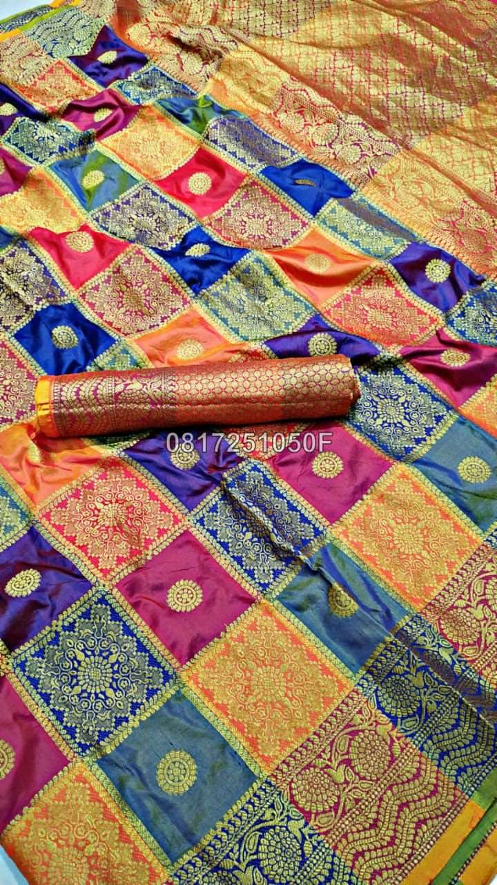 Beautiful Litchi Silk Saree Collections -SH0636