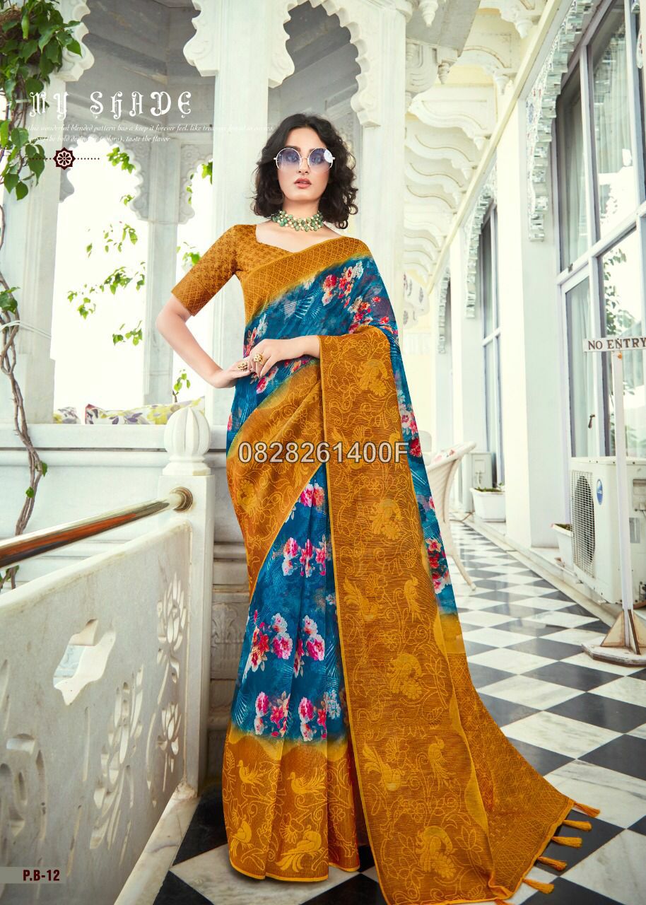 Ethnic Soft Cotton Saree Collections -SH0634