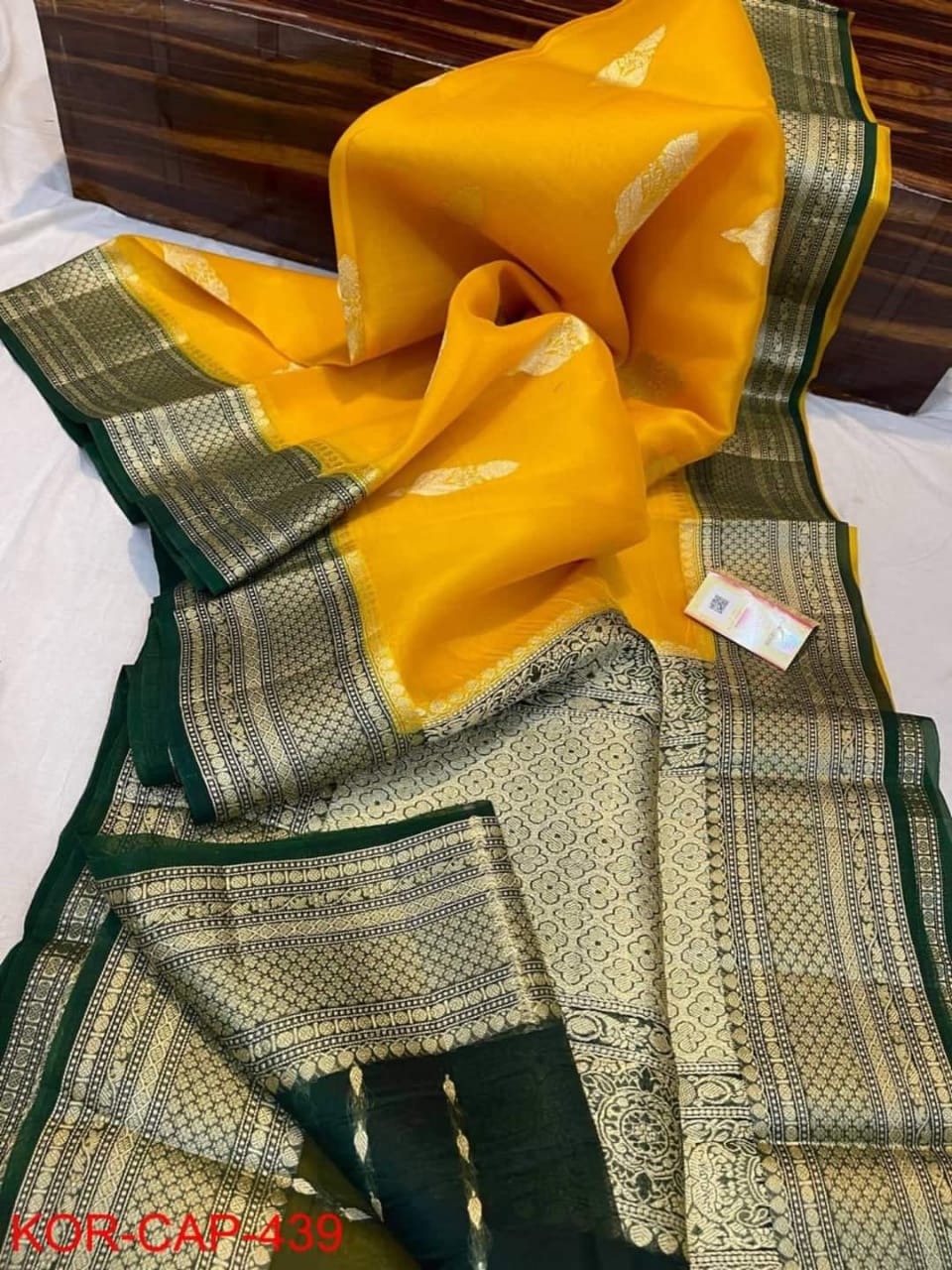 Beautiful Banarasi Kora Organza Saree Collections -SH0640