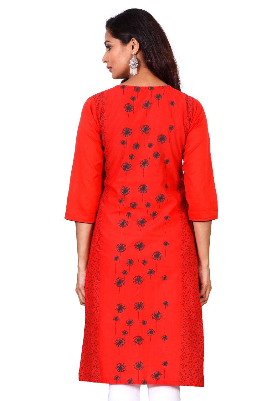 Cambric Cotton Kurtas for Women-SHK1102