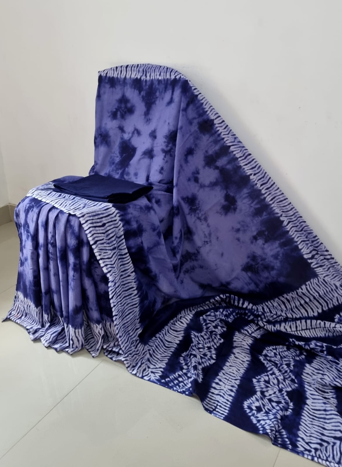 Beautiful Handblock Printed MulMul Saree Collections -SH0646