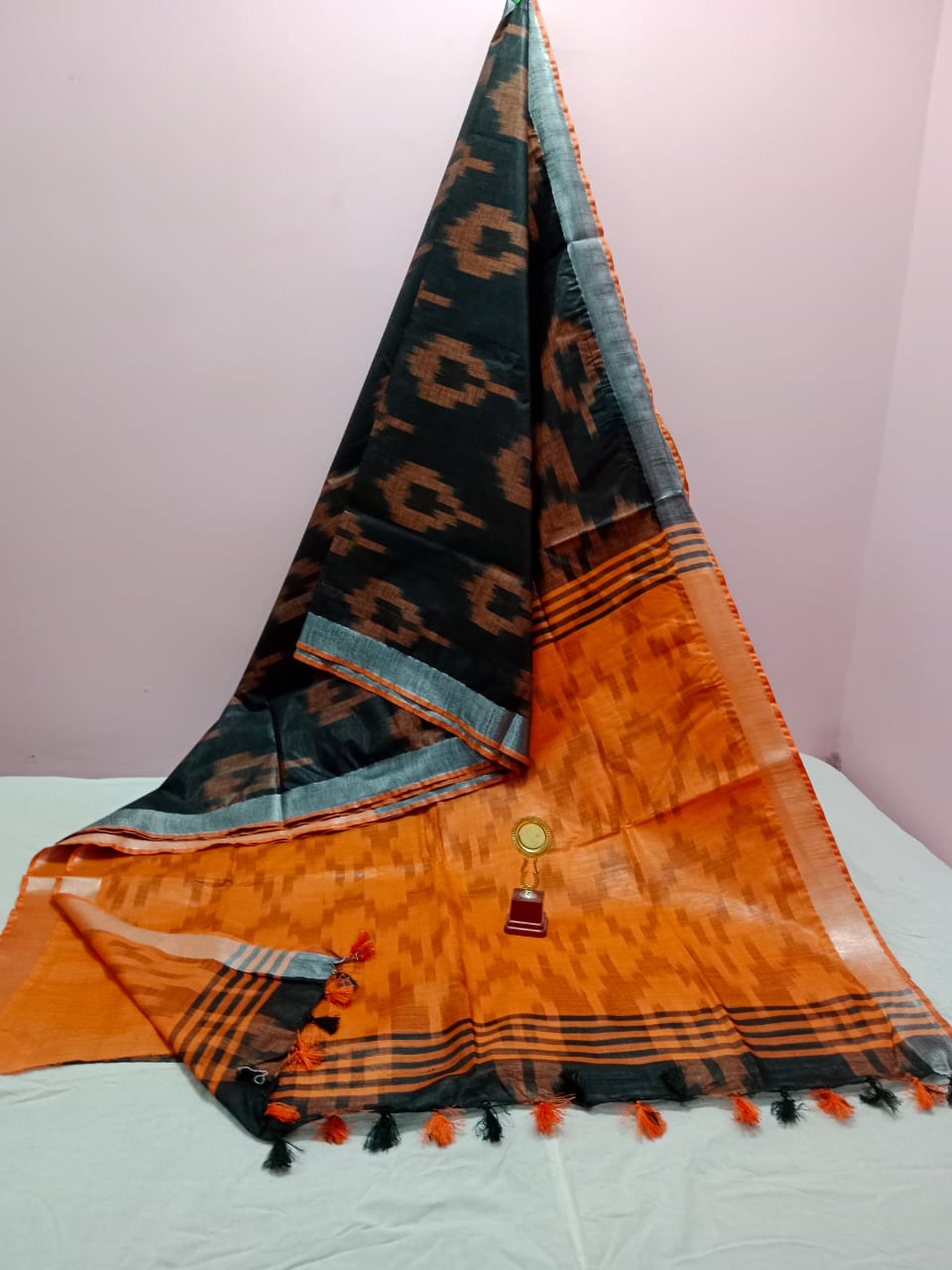 Cotton Ikkat Saree Collections-SH0619