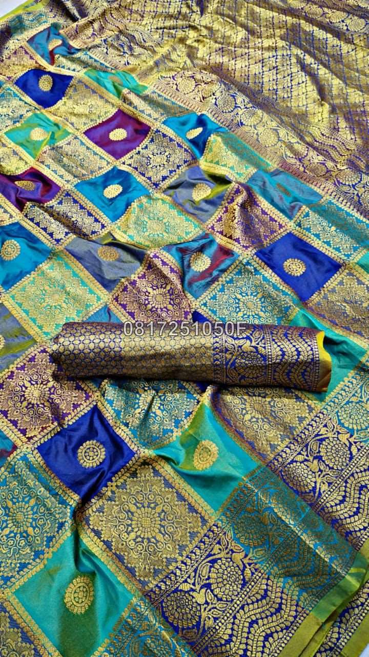 Beautiful Litchi Silk Saree Collections -SH0636