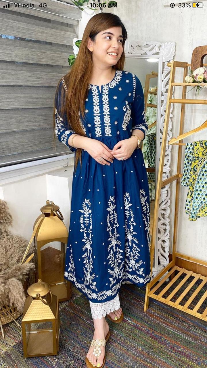 Premium Rayon Kurta Sets for Women-SHKS1095