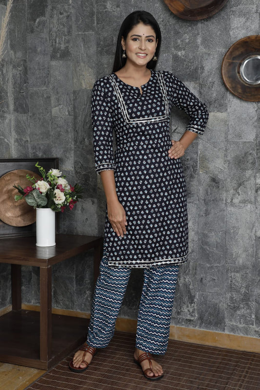 Elegant Printed Kurta Sets for Women-SHKS1041