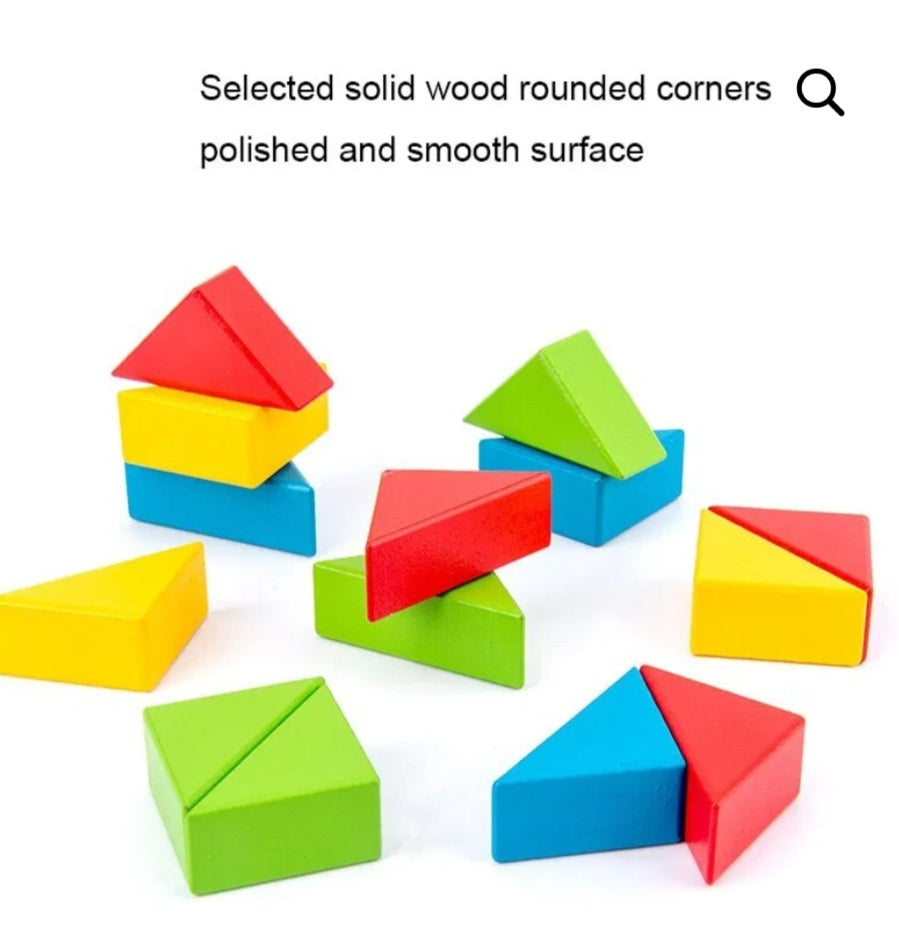 Triangle building blocks Toys for Kids-SHTM1111