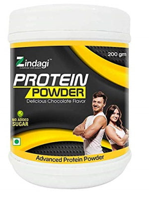 Zindagi Protein Powder for Adult - Whey Protein Powder - Health Supplements for Adult - Sugar Free Nutrition Drink (200 Gm) - SHTZ1036