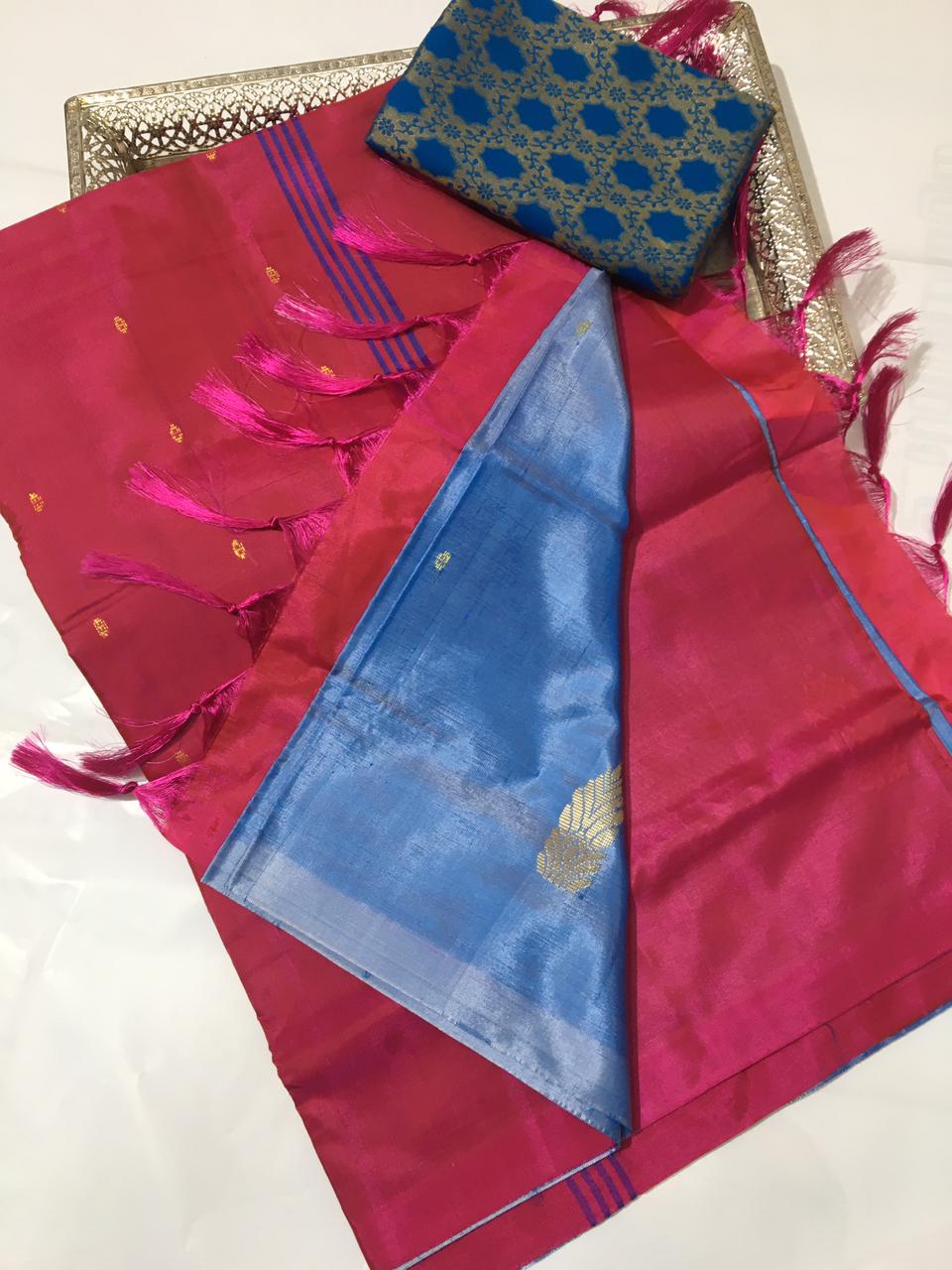 Banana Pith Sarees | Vazhai Pattu Saree Online | MithranSilks