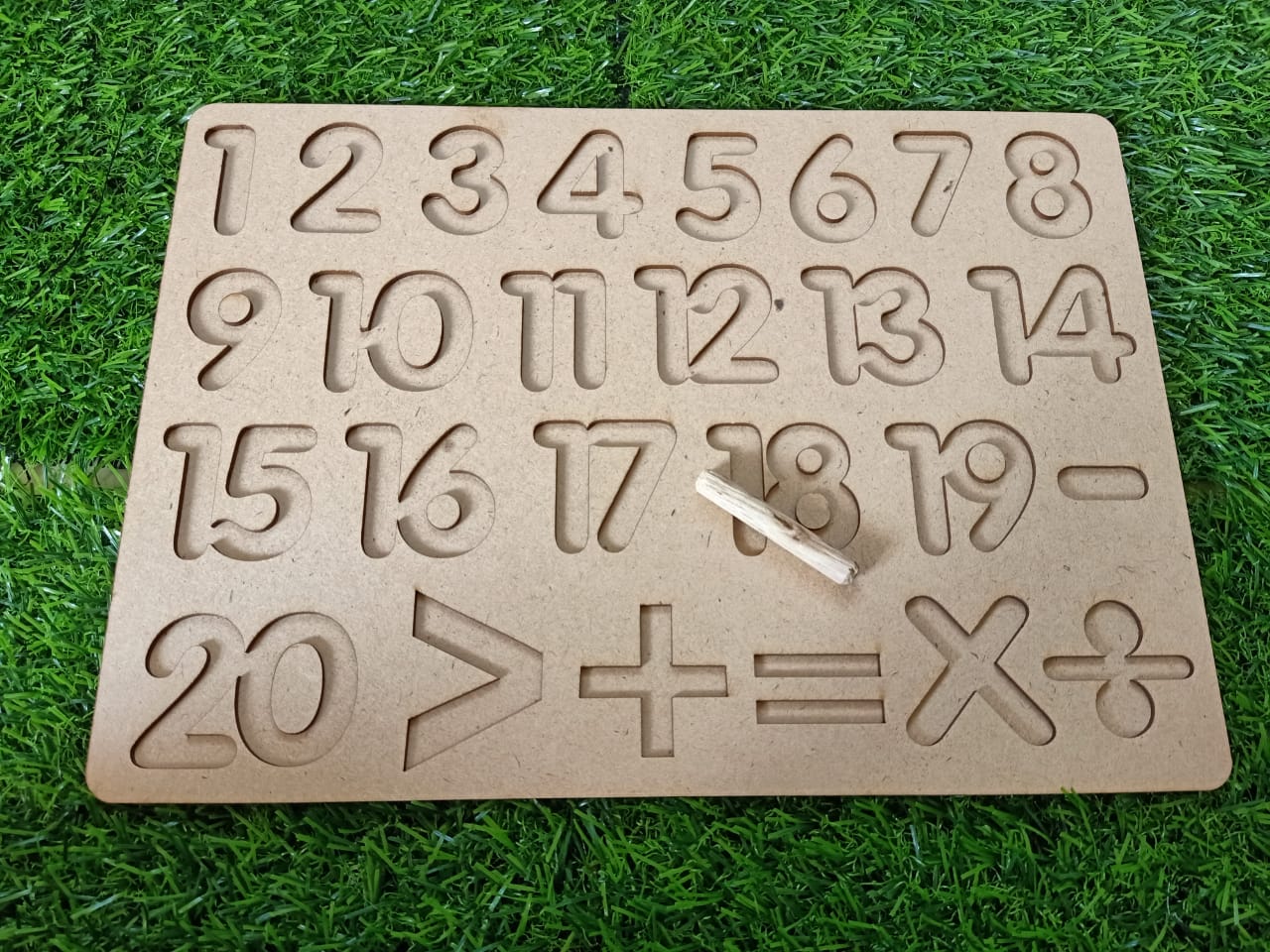 Wooden Numbers Tracing Board for Kids - SHTM1064