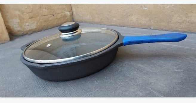 Handle Skillet with Heat Resistant Silicon Grip-SHC1007