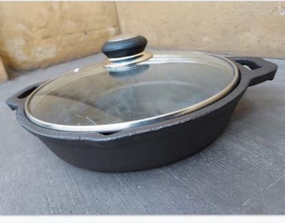 Cast Iron Double Handle Oven and Stove Top Skillet-SHC1000
