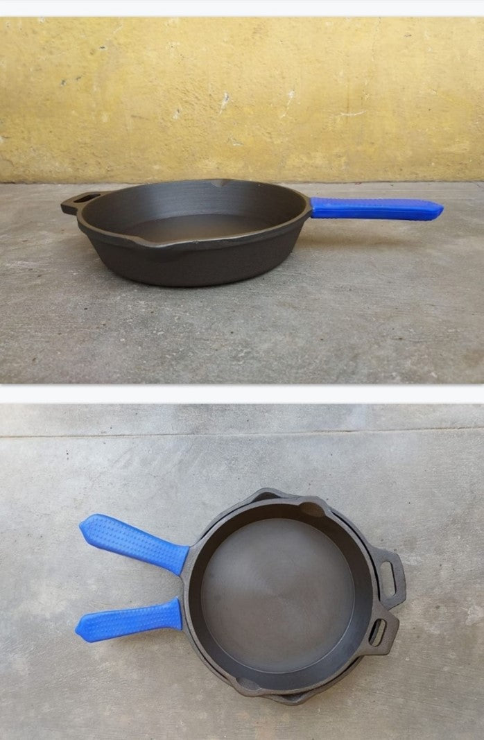 Handle Skillet with Heat Resistant Silicon Grip-SHC1007