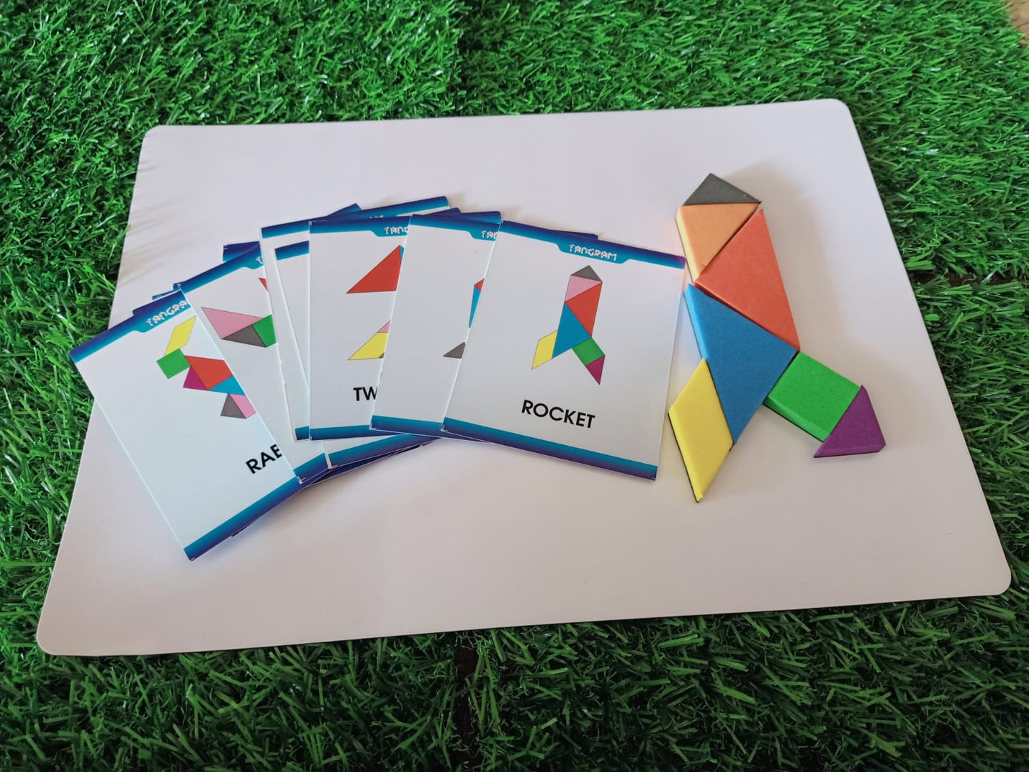 Tangram with Magnetic Board for Kids-SHTM1099