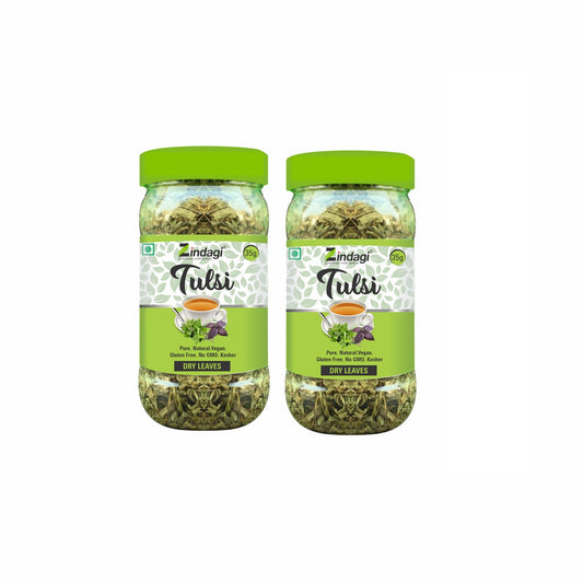 ZINDAGI Stevia Dry Tulsi Leaf For Tea - Popular As Ayurvedic Supplement (35 gm)  - SHTZ1030