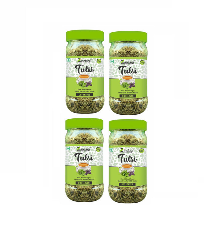 ZINDAGI Stevia Dry Tulsi Leaf For Tea - Popular As Ayurvedic Supplement (35 gm)  - SHTZ1030