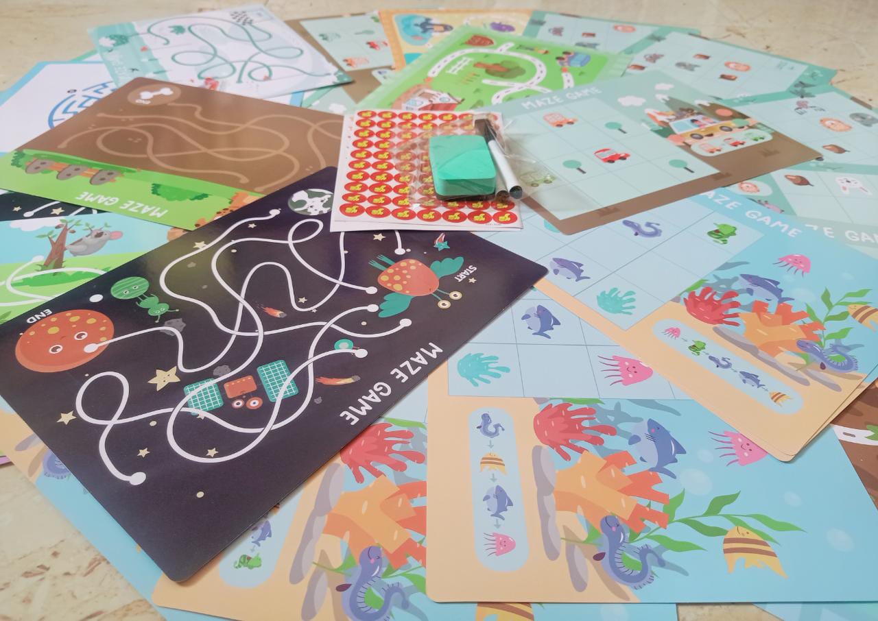 Wipe and Clean Activity – Exit Maze for Kids - SHTM1126