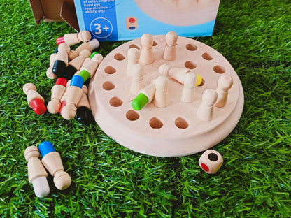 Classic Wooden Memory Chess Intelligence Game for Kids - SHTM1069