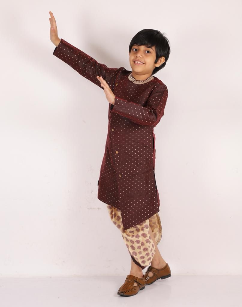 Sherwani Set For Boys-SHBOY1058
