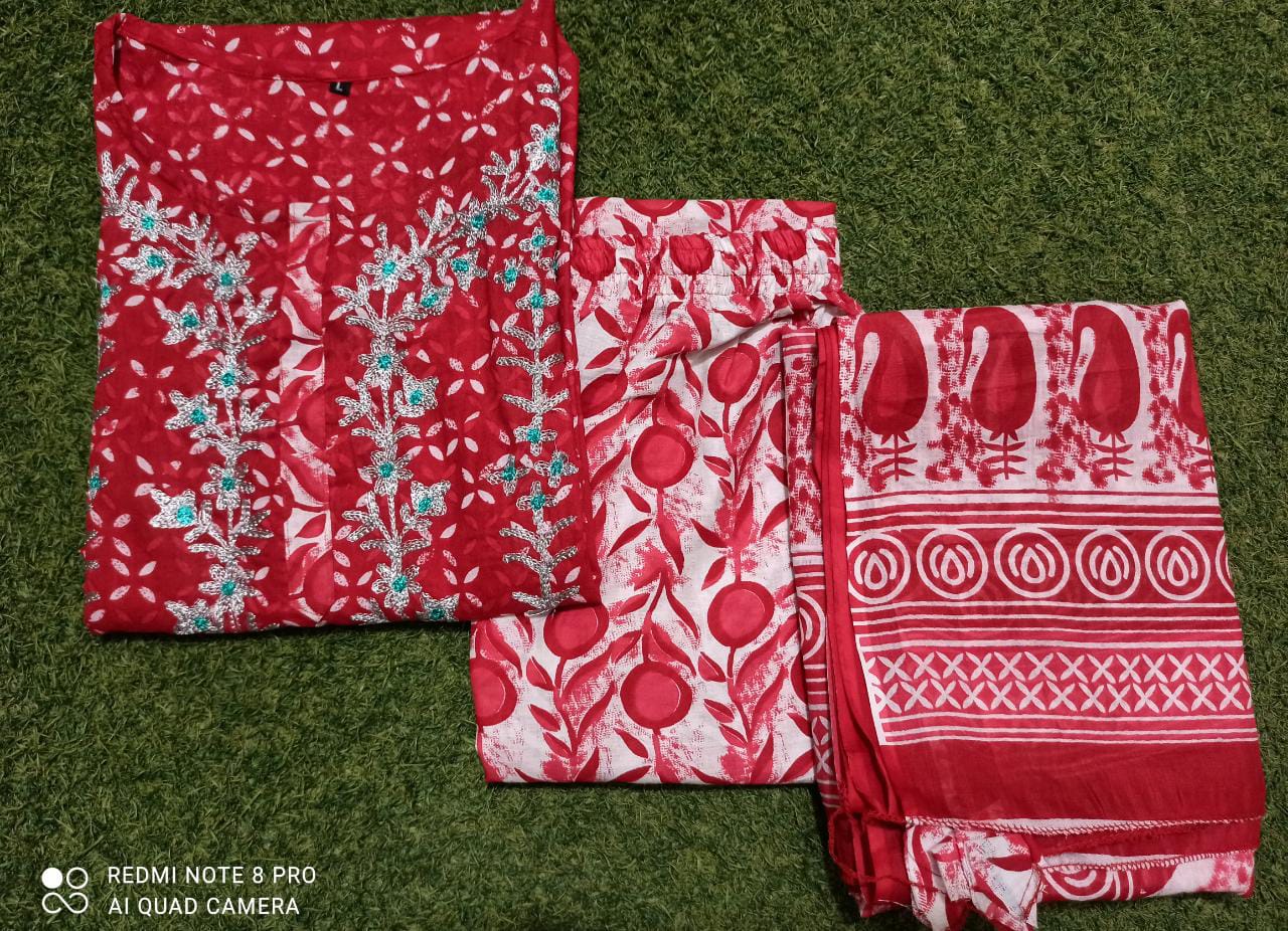 Elegant Cotton Kurta Sets for Women-SHKS1136