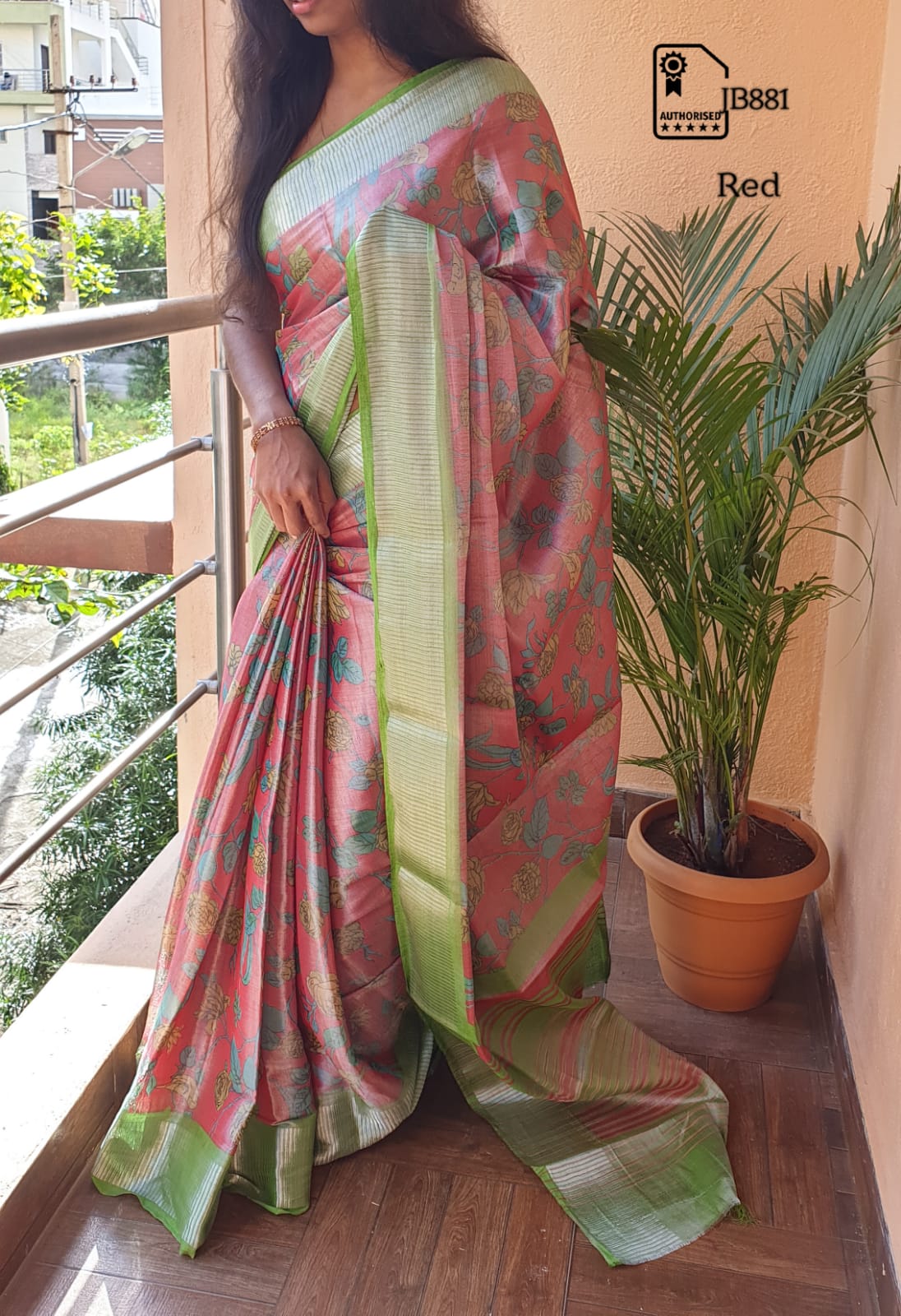 Soft Linen Tissue Saree Collections - SH0615