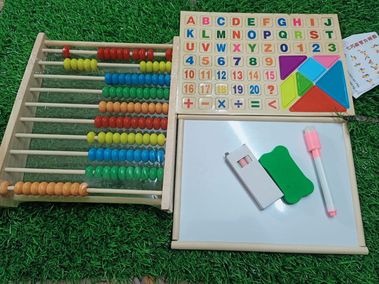 Wooden Calculation Frame Learning Toy for Kids-SHTM1082