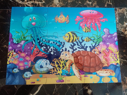 Underwater Animals Jigsaw Puzzle for Kids - SHTM1022