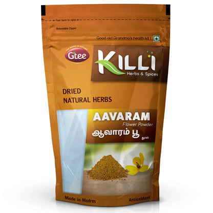 KILLI Aavarampoo | Tarwar | Aavaram | Senna auriculata | Tangedu Flower Powder, 100g-SHN1014
