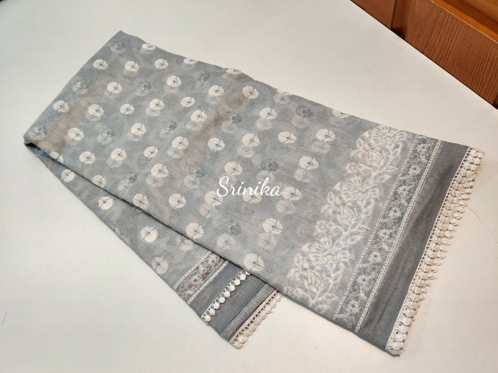 Classy Linen Silk Saree Collections-SH0601
