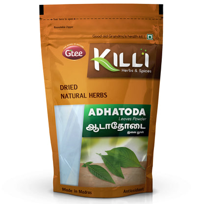 KILLI Adhatoda vasica | Aadathodai | Adusa | Vasaka | Adalodakam Leaves Powder, 100g-SHN1015