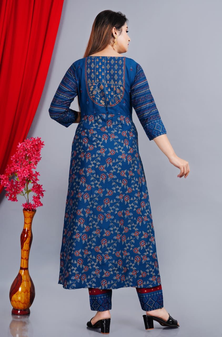 Ethnic Anarkali Kurta Sets for Women-SHKS1150