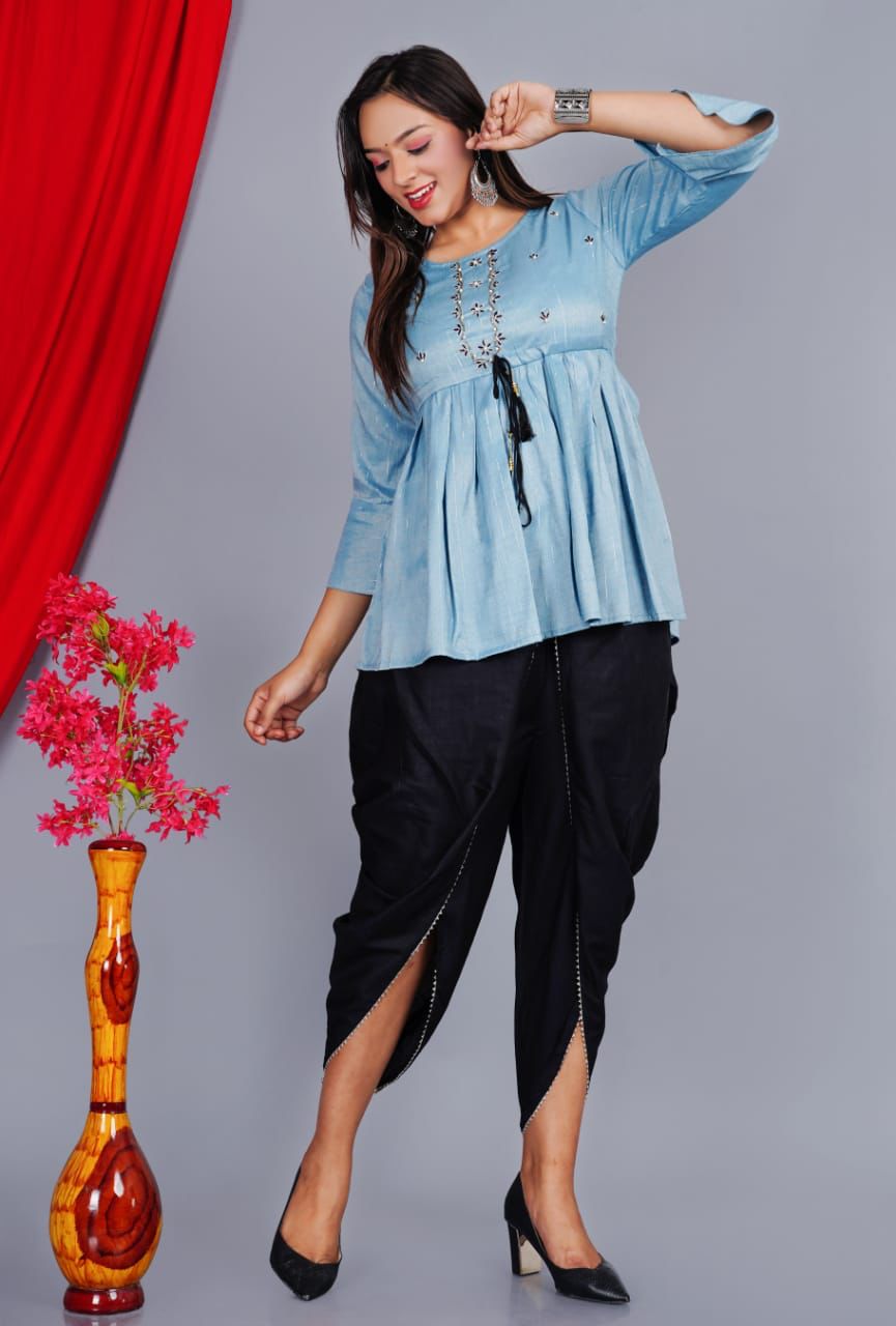 Stylish Fusion Kurta Sets for Women-SHKS1151