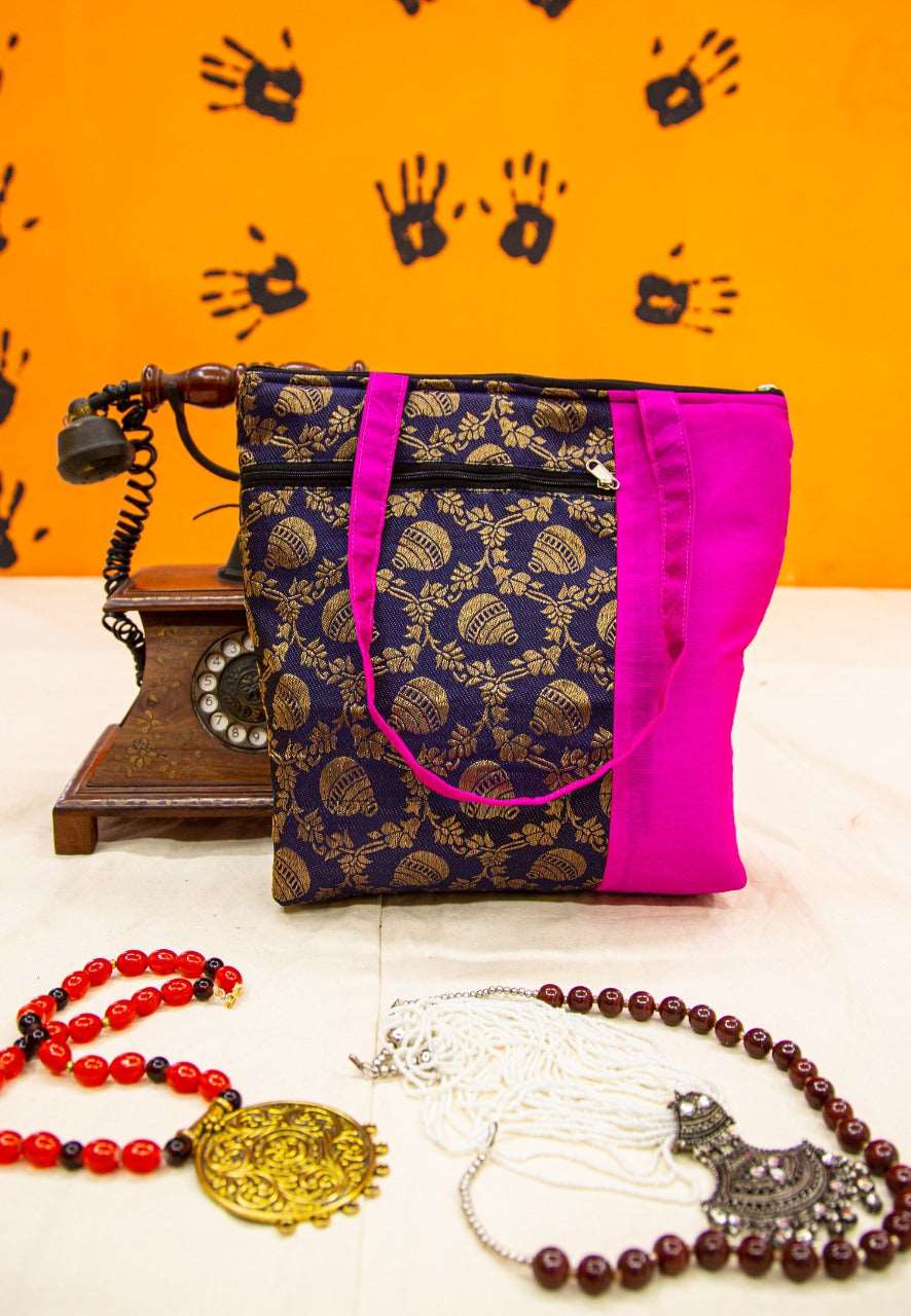Brocade Handbags-SHB1011