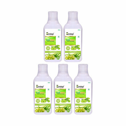 Zindagi Natural Aloe Amla Juice - Natural Immunity Booster - No Added Sugar - Health Drink (500 Ml)  - SHTZ1047