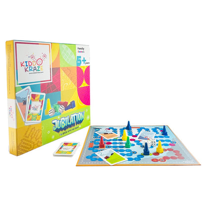 Kiddokraze 6 in 1 Family Board Games-SHTK1000