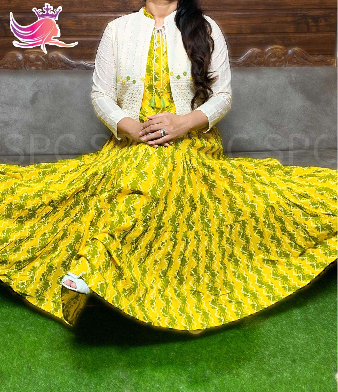 Beautiful Gown With Detachable Jacket for Women-SHKS1104