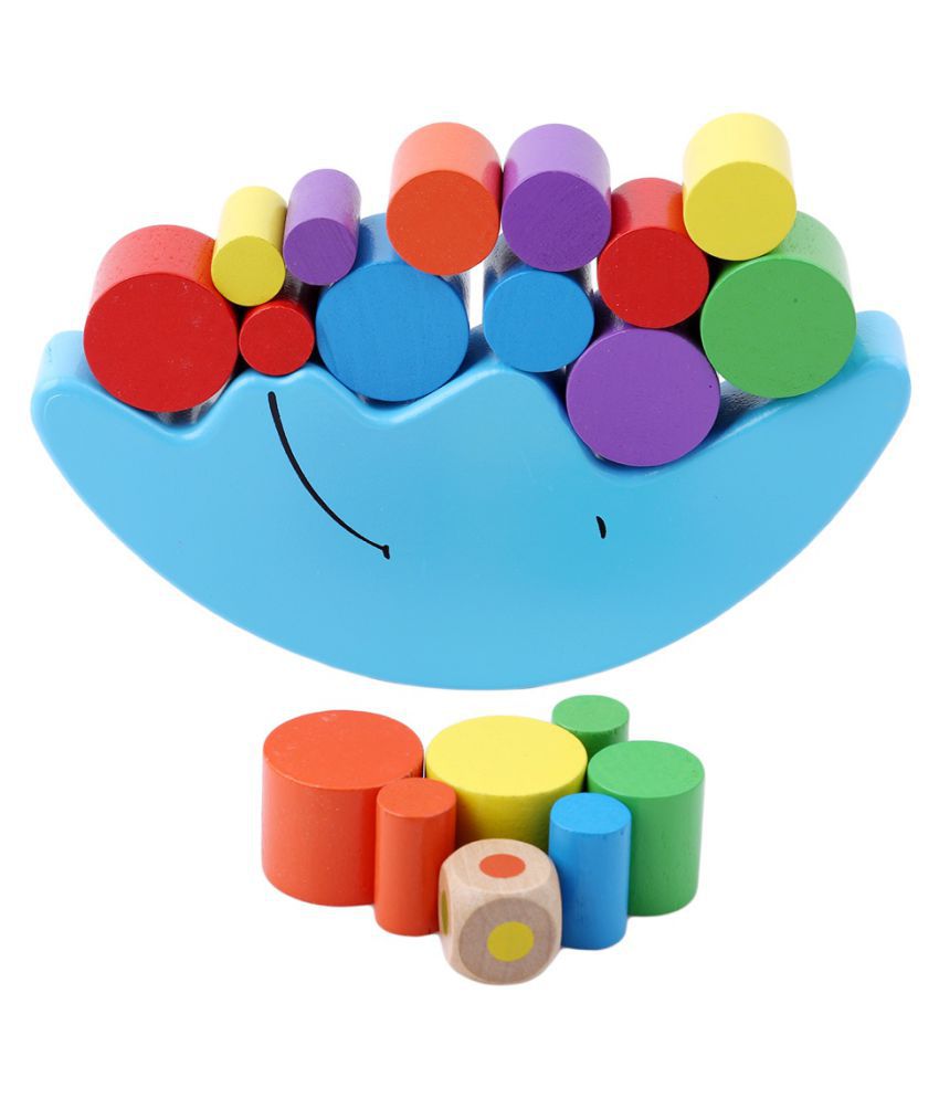 Colorful Moon Shaped Blocks for Kids - SHTM1037