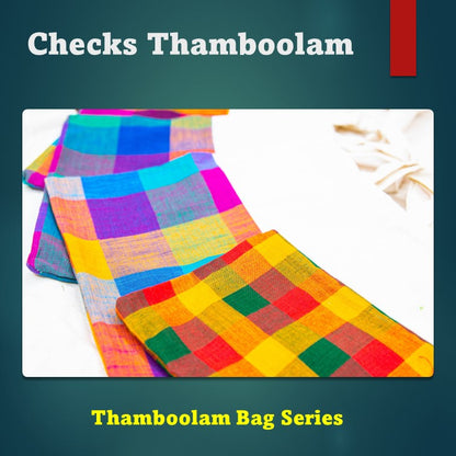 Checked Thamboolam Bags-SHB1023