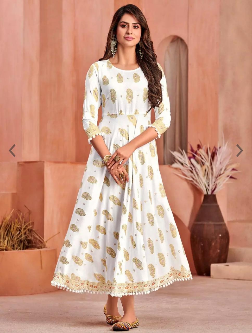 Beautiful Rayon Gowns for Women-SHK1128