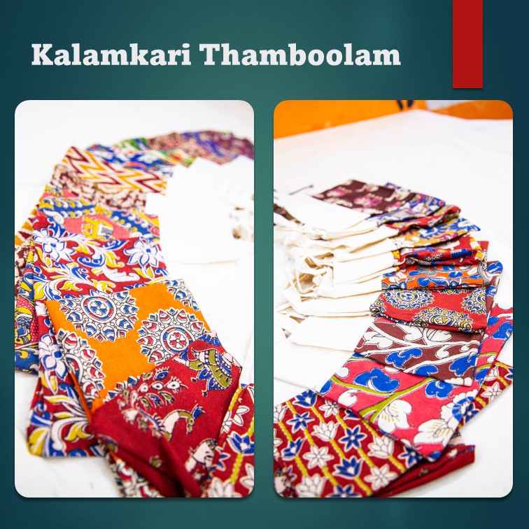 Kalamkari Style Thamboolam Bags-SHB1024