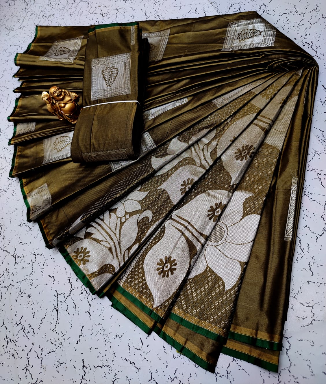 Fancy Silk Cotton Saree Collections-SH0599