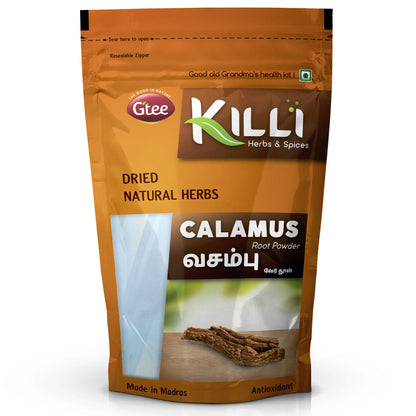KILLI Vasambu | Acorus calamus | Vacha | Vach Root Powder, 100g-SHN1086