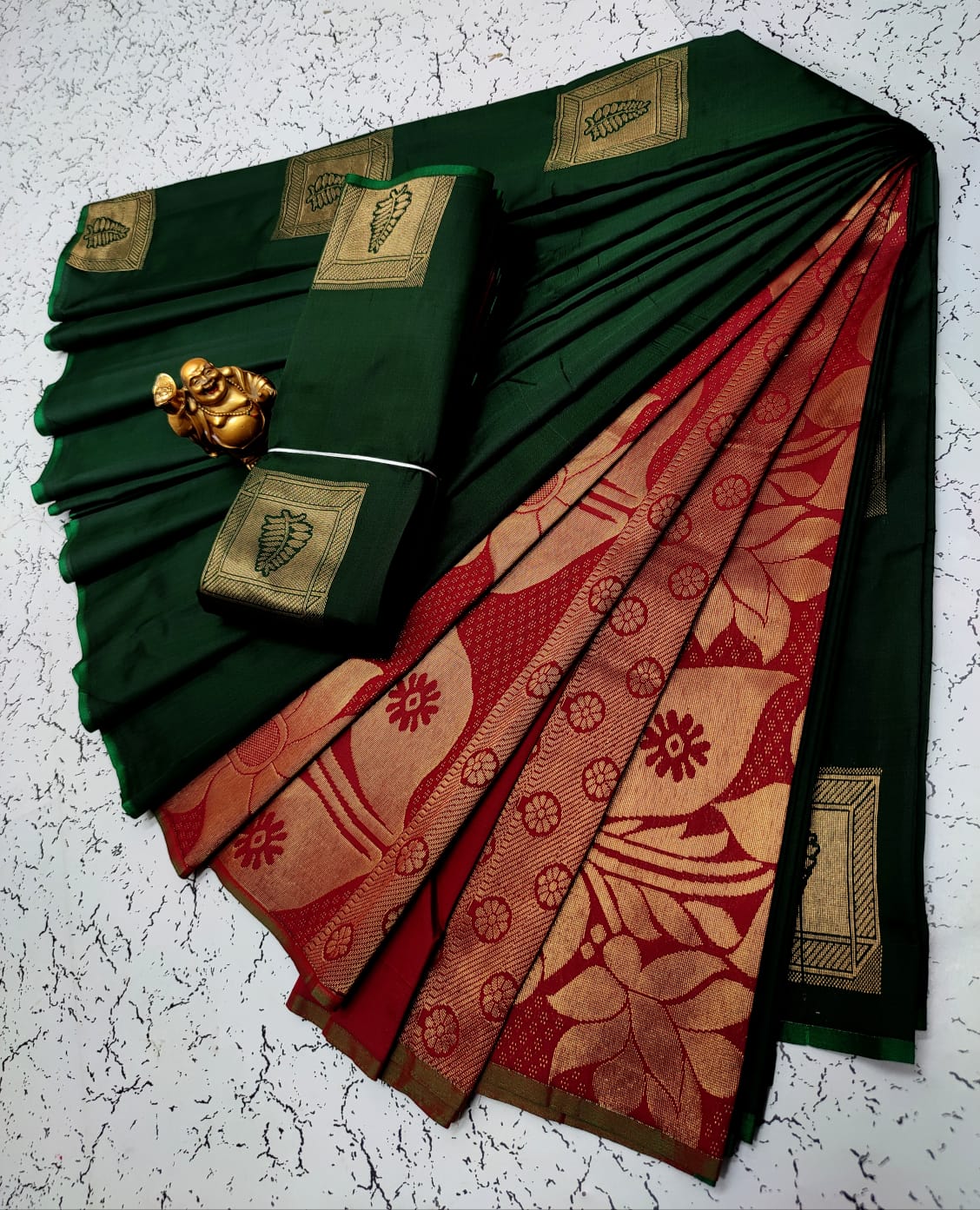 Fancy Silk Cotton Saree Collections-SH0599