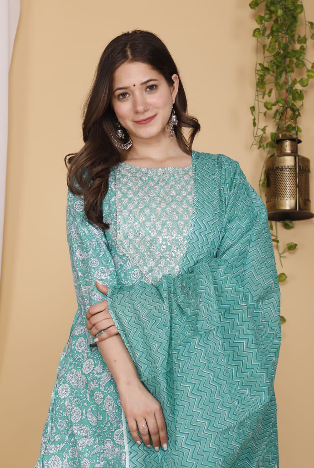 Premium Cotton Kurta Sets for Women-SHKS1148