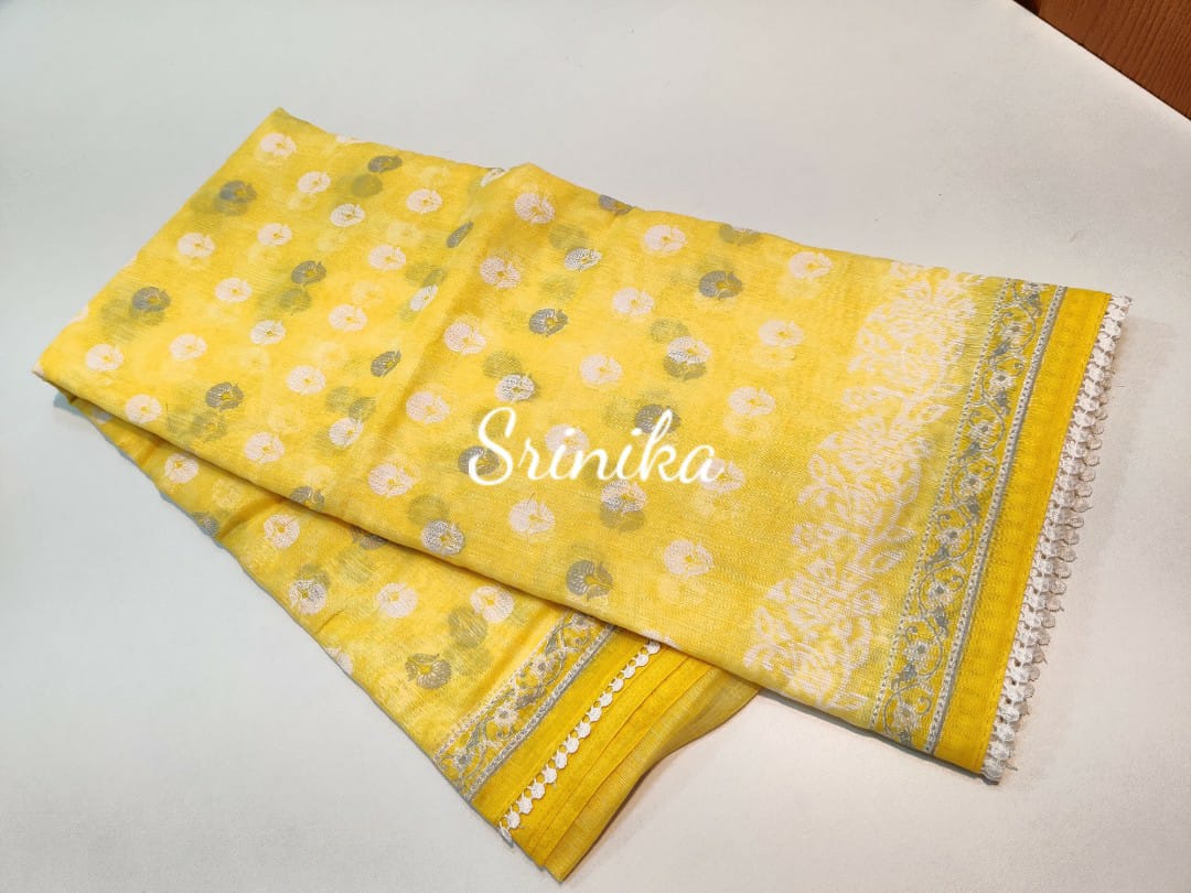 Classy Linen Silk Saree Collections-SH0601